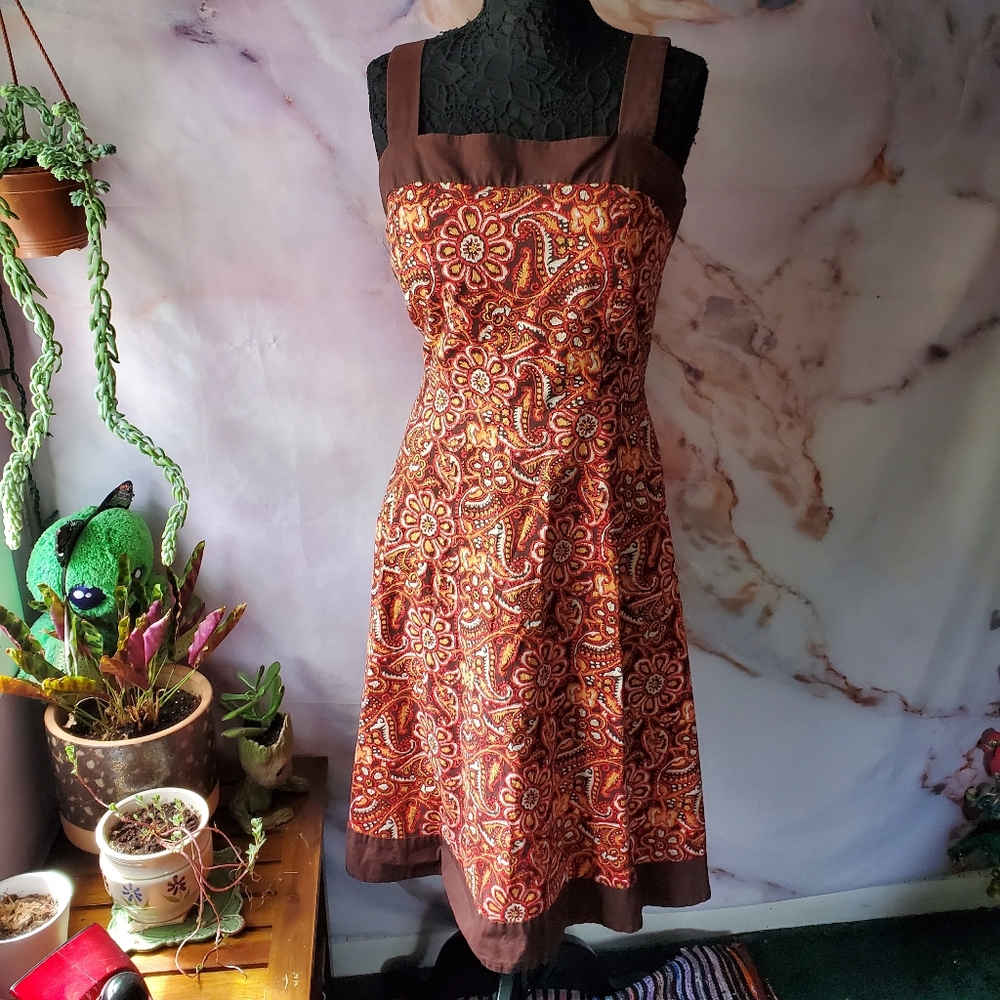 Vintage R&K Originals‎ Paisley Floral Dress